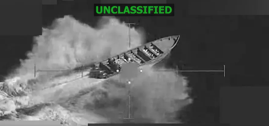 影/美軍東太平洋再轟運毒船3死畫面曝　福特號航母進入加勒比海