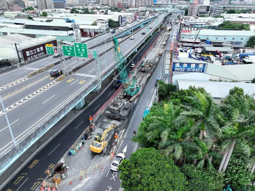 國1五股交流道南向主線施工！　19日夜間起封閉10小時