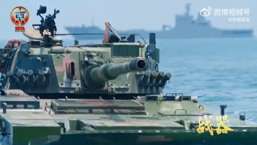 影/解放軍突釋「搶灘利器」高清畫面　專家：有力回應高市言論