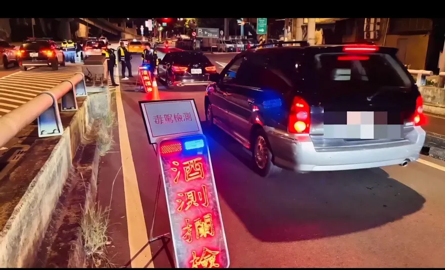 影/毒品唾液快篩上路首日　北市警抓3件毒駕