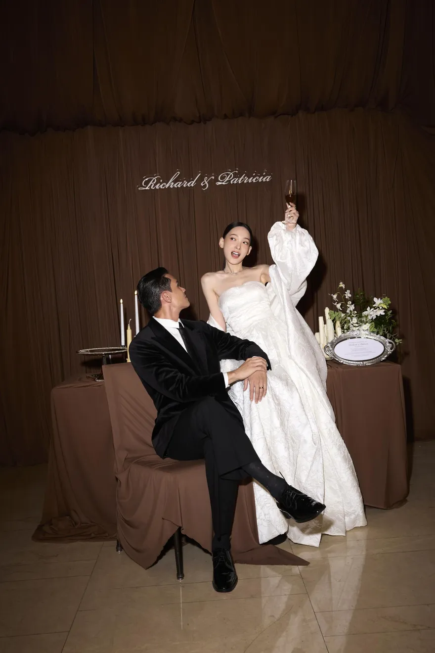 林映唯升格人妻！婚禮感性謝賈靜雯「把我當女兒」 大咖藝人全來了