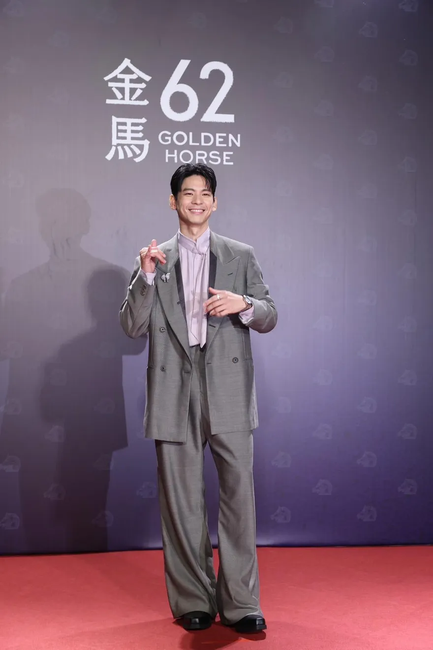 金馬62/無緣影帝！林柏宏登紅毯不緊張　心繫TWICE開唱：好想看哦