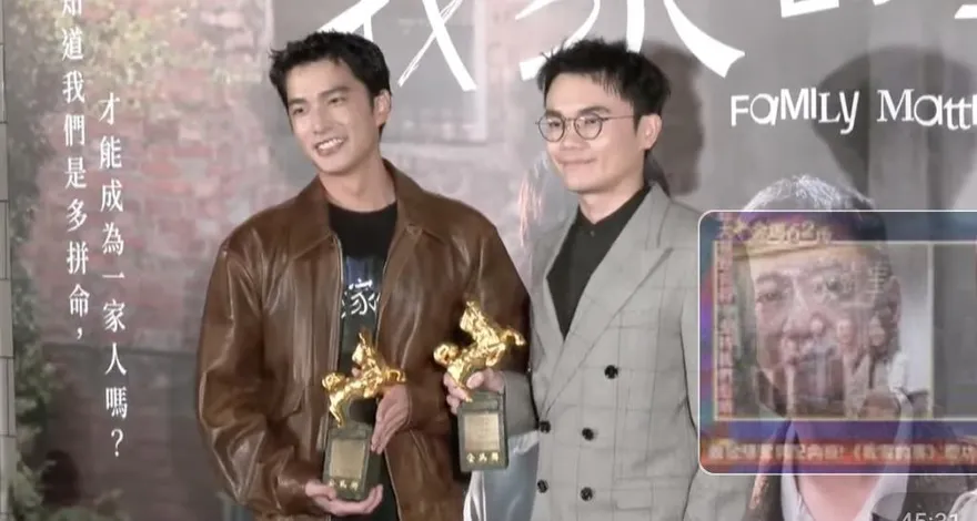 金馬62慶功/曾敬驊抱獎哭不停　來不及攔截爸媽合照