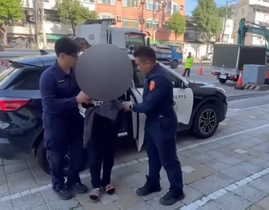 影/逮到！豐原持刀男抓女髮嗆「敢報警就殺人」　逃2天落網