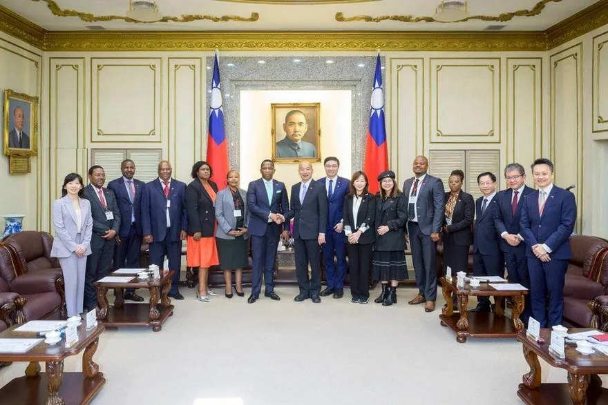 韓國瑜款宴史瓦帝尼眾議長　期盼搭起台灣與非洲友誼橋梁