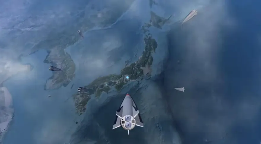 影/日本備戰全面鋪開？陸官媒示警、科企發布新導彈模擬攻日片