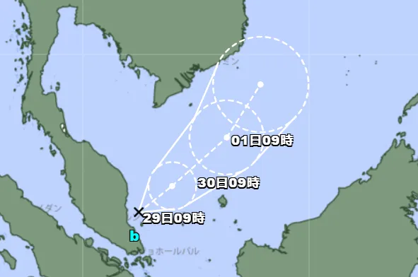 新熱帶低壓生成！日氣象廳估明早增強為「洛鞍颱風」