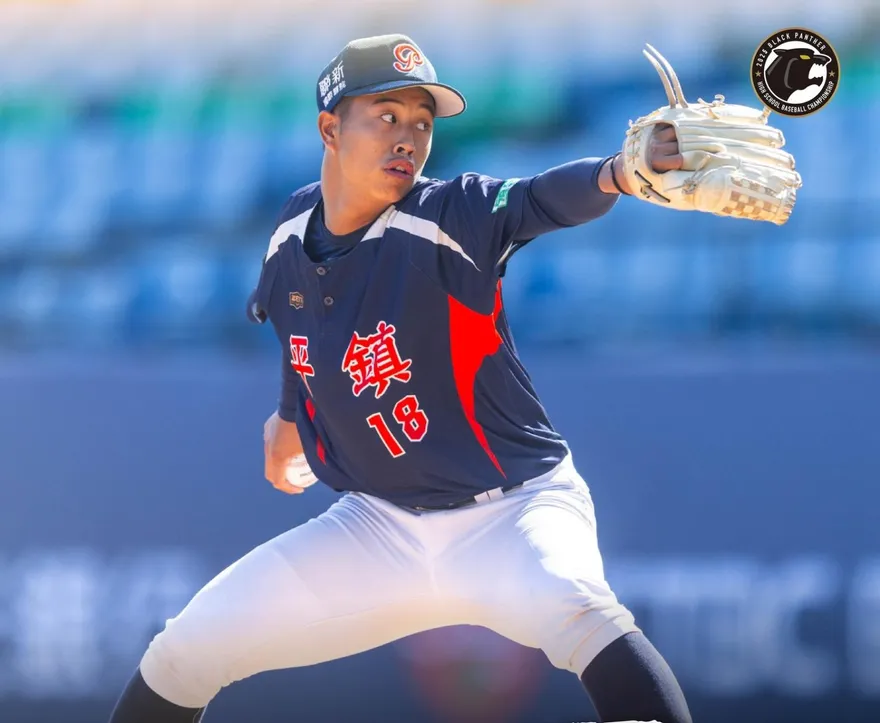 黑豹旗/蔡辰瀧7局完封勝！平鎮力退高苑　連3屆晉冠軍戰