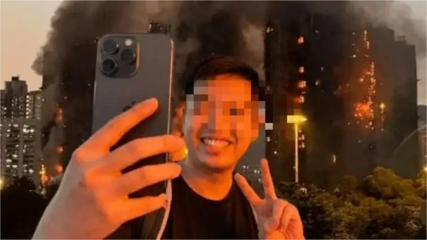 宏福苑惡火拍照「燦笑比YA」遭捕　YTR身分曝光