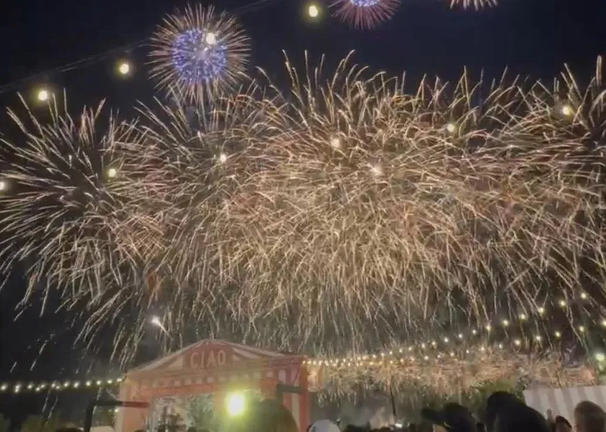 嘉義「縱貫線教父」林水樹孫女周歲宴207桌　百萬煙火驚豔全場