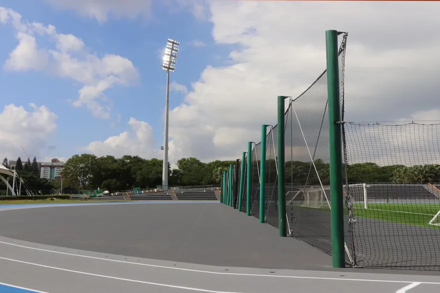 新莊田徑場全新改裝！三色跑道藏巧思　再造運動新體驗