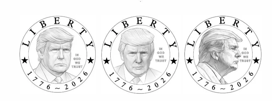 紀念建國250年！美將發行川普頭像硬幣　打破百年不鑄活人傳統