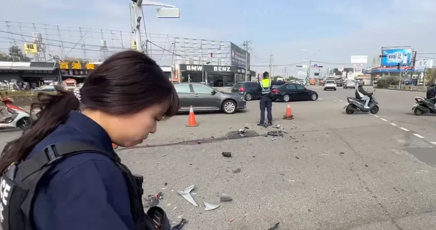 台中汽機車路口碰撞！　30歲騎士無生命跡象送醫宣告不治