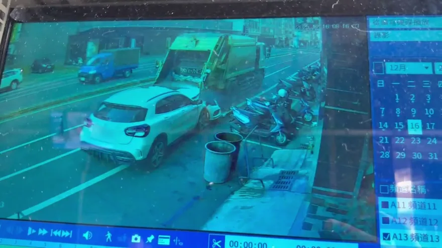 台南酒駕男「泥醉」撞死23歲垃圾車女清潔員　裁定羈押