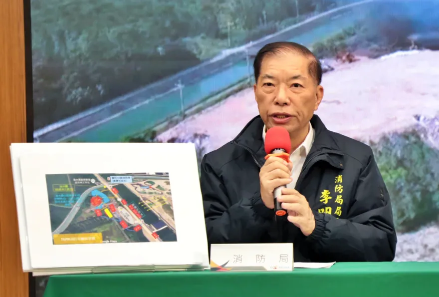 才閃辭6天！台南前消防局長李明峯驚傳「汽車旅館受傷」送醫　無生命危險