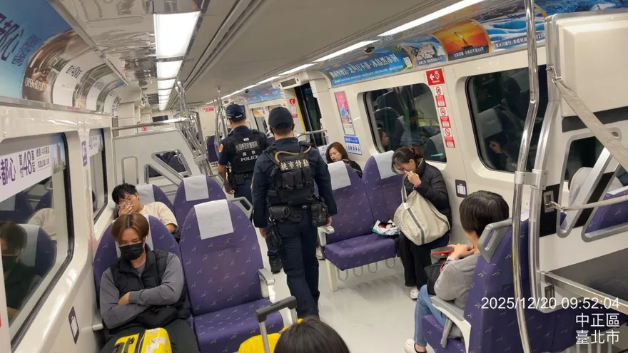 影/全台車站戒備！防張文模仿效應　霹靂小組進駐桃捷
