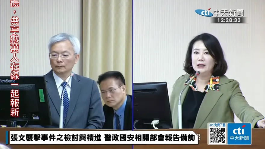 吳思瑤怪蔣萬安第一時間認張文畏罪墜樓　警政署：還沒定調