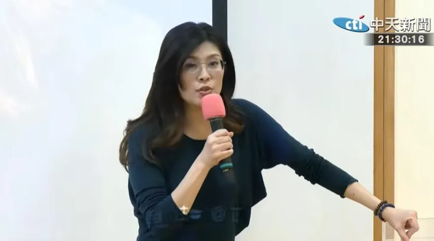 親綠副教授尖銳提問　鄭麗文反嗆「沒有大腦」