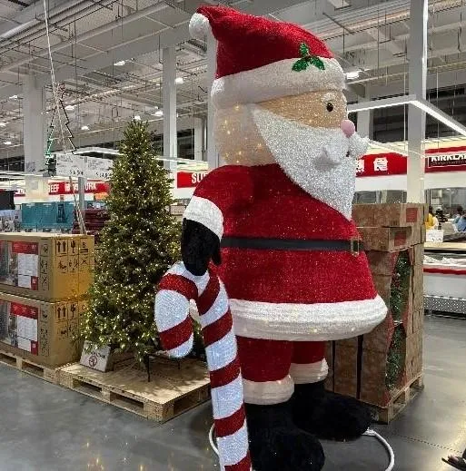 好市多「巨型聖誕老人」超吸睛！家長笑：小孩想抱回家