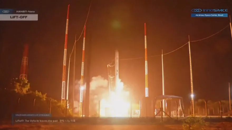 影/韓首枚商業火箭發射失敗　升空不久現異常「疑似爆炸」墜落