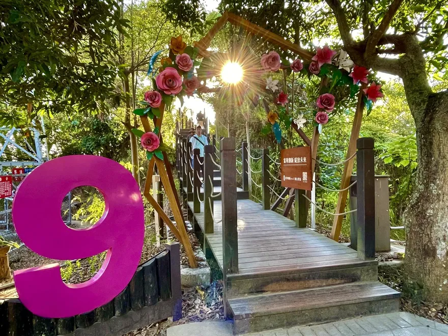 台中大坑步道變身「愛戀故事書」 聖誕節邀民眾山林約會