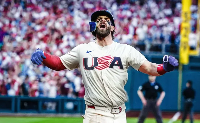 WBC/美國隊先發一壘有解了　費城人哈波宣布參戰