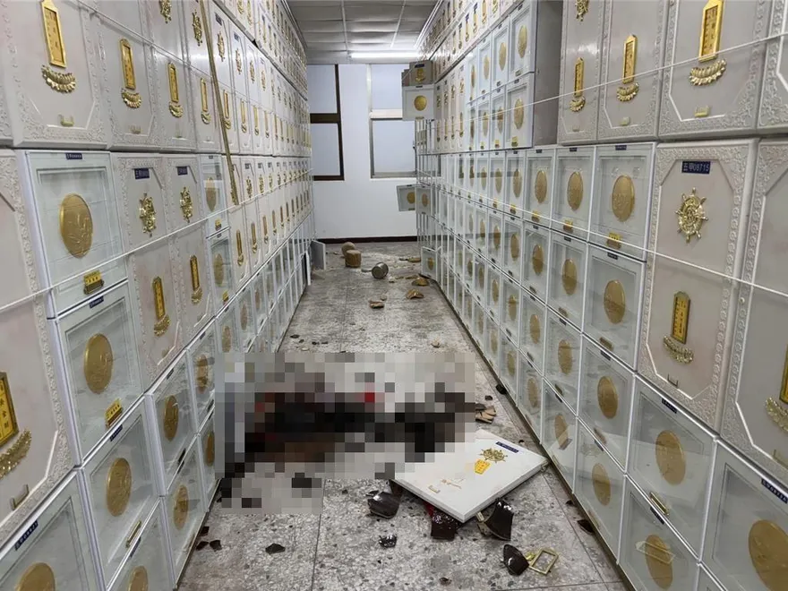 影/台東6.1強震！納骨塔骨灰罈掉落破碎　家屬心急如焚