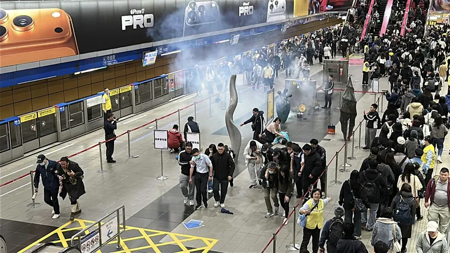 影/捷運市府站模擬無差別攻擊　周邊發佈細胞簡訊