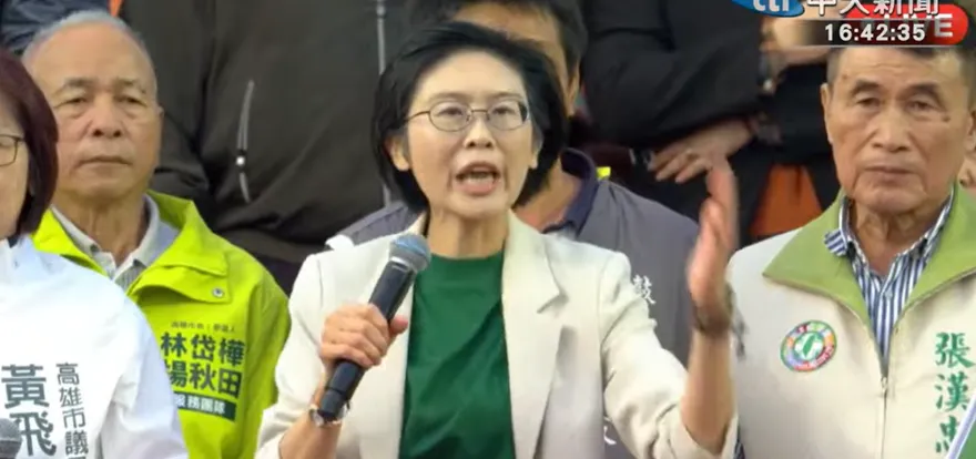 鳳山大造勢湧10萬人！林岱樺高喊「無罪」：感謝天公伯主持公道