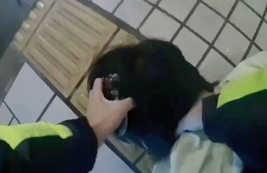 影/親吻地球片！89猴跨年襲警「賞巴掌、踹下體」遭逮