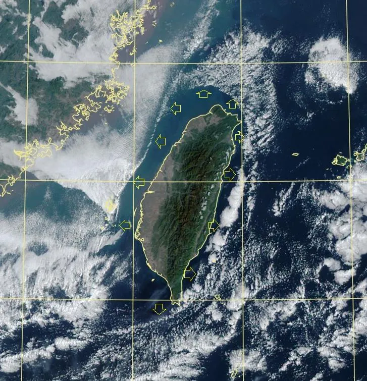 台灣上空「出現防護罩」　鄭明典：陸風、氣流繞地形影響