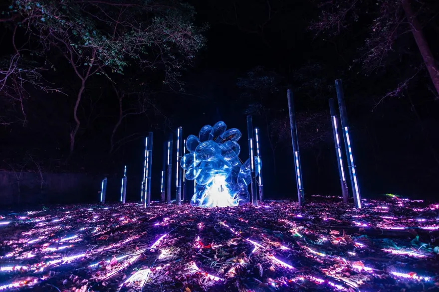 台南龍崎光節「空山祭」登場！14組裝置藝術照亮虎形山