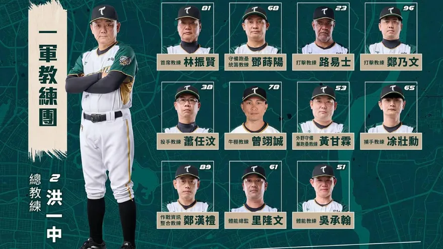 中職/台鋼雄鷹大風吹！林振賢轉任一軍首席教練　郭建霖接掌二軍