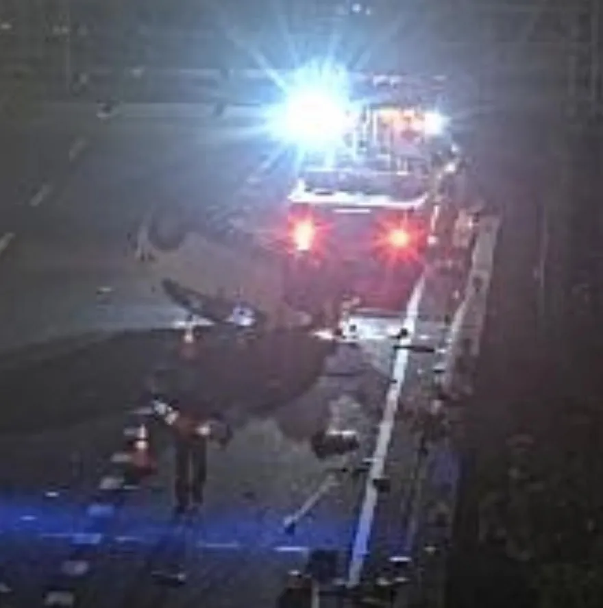 國1慘劇！彰化埔鹽段「車輛慘翻破碎變形」