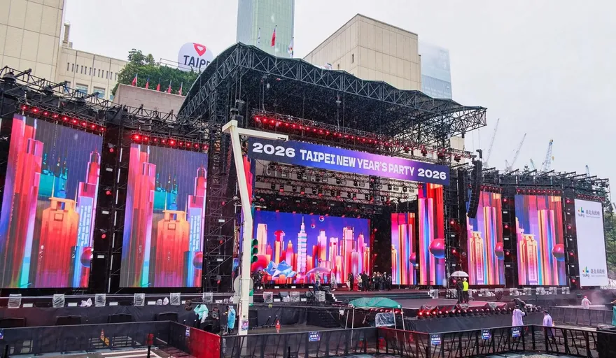 2026台北跨年舞台升級！不計成本採創新技術搭建　縮時影片曝光
