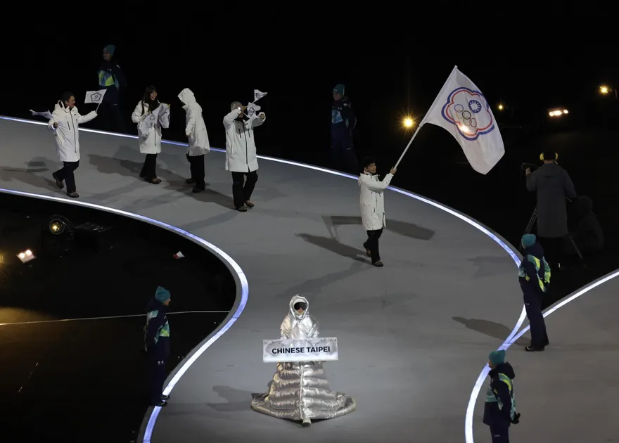 冬奧開幕！中華隊第81順位進場　林欣蓉、李宇翔掌旗