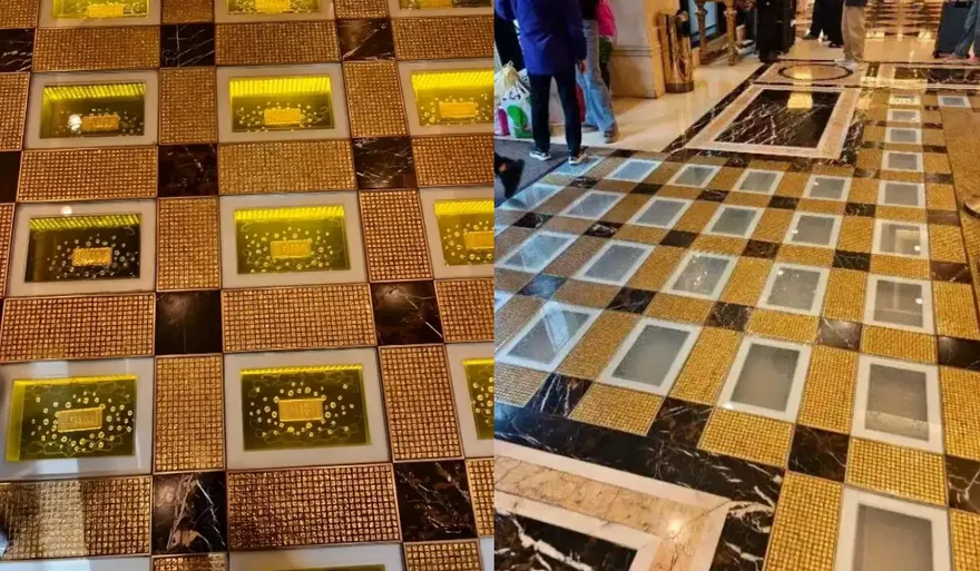 金價飆漲！澳門英皇酒店拆地板78塊金磚套現　獲利4億