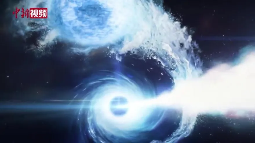 影/人類首次！陸衛星捕捉到黑洞吞噬白矮星畫面