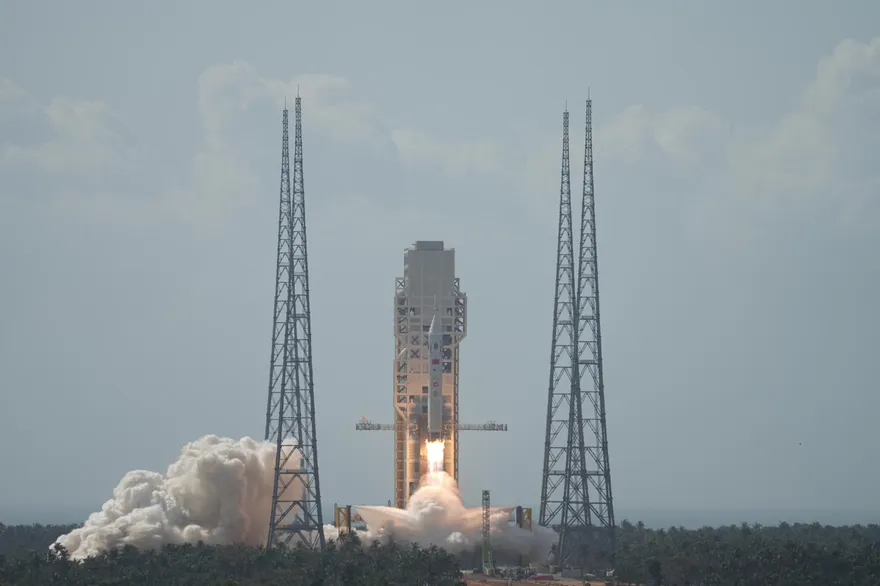 登月重要突破！陸完成首次飛船最大動壓逃逸飛行與海上回收試驗