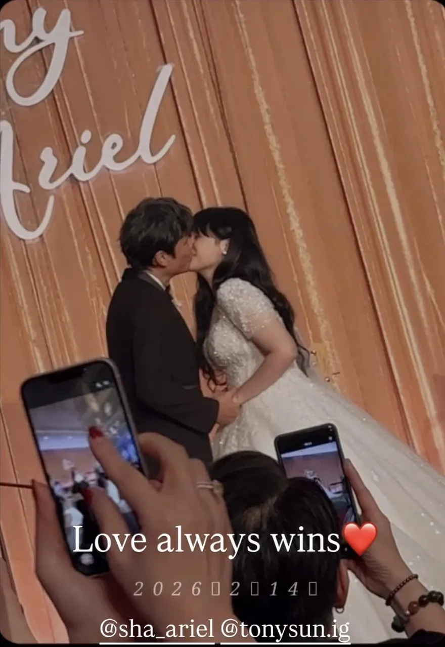 孫協志情人節套牢夏宇童！婚宴激吻、交換婚戒畫面曝