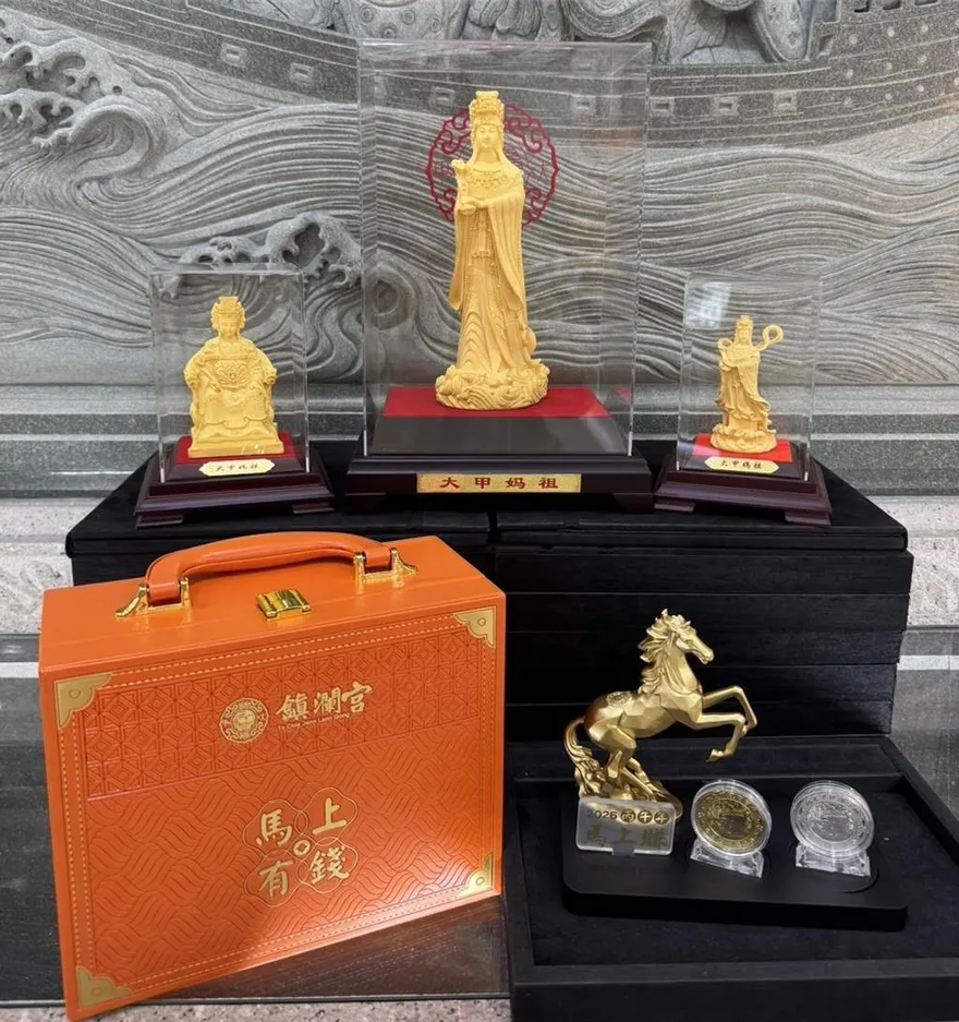 大甲鎮瀾宮除夕子時搶頭香！前三名可獲金媽祖與馬年限定錢母