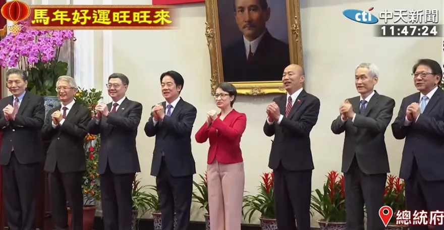 總統邀五院院長新春茶敘！李鴻鈞：我們都在船上不能沉