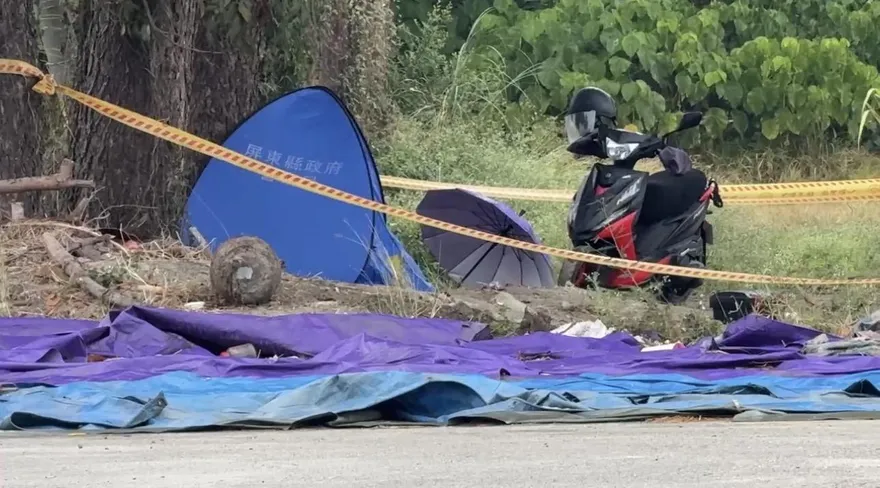 影/屏東萬丹男子頭部中彈倒樹下　明顯死亡未送醫