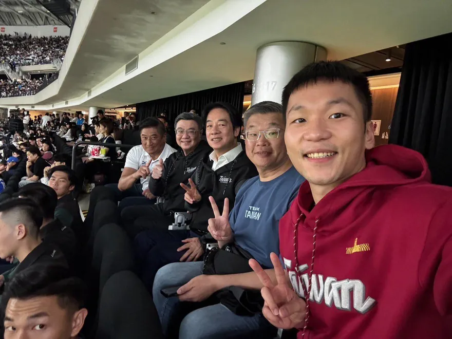 卓榮泰現身東京巨蛋　郭國文：自民黨高層、謝長廷居中協調成行