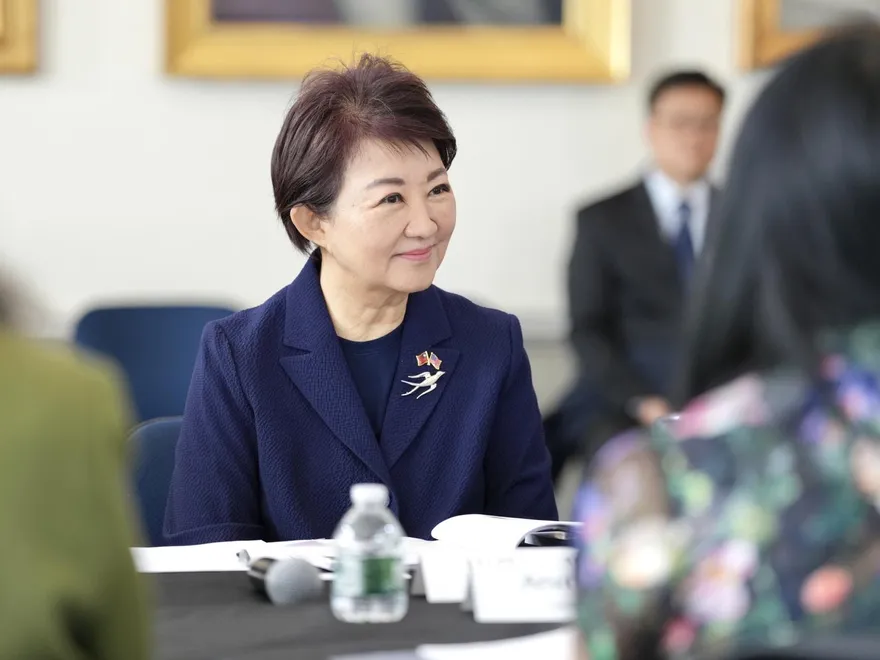 盧秀燕旋風席捲馬里蘭州！副州長當面盛讚「女力新典範」