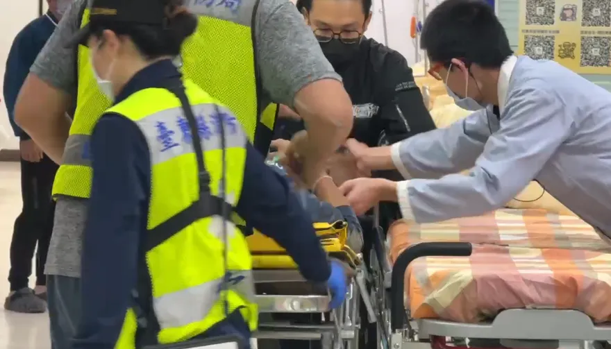 台東鹿野工地鋼筋架倒塌　2名泰籍移工受傷送醫