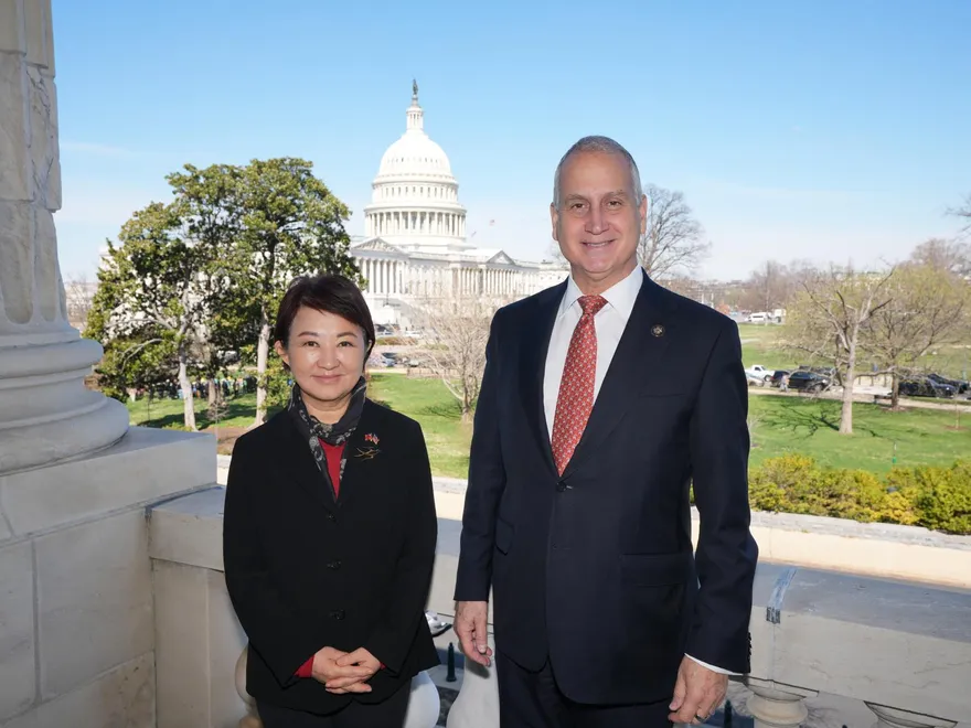 盧秀燕訪美晤國會台灣連線主席　深化台美城市外交