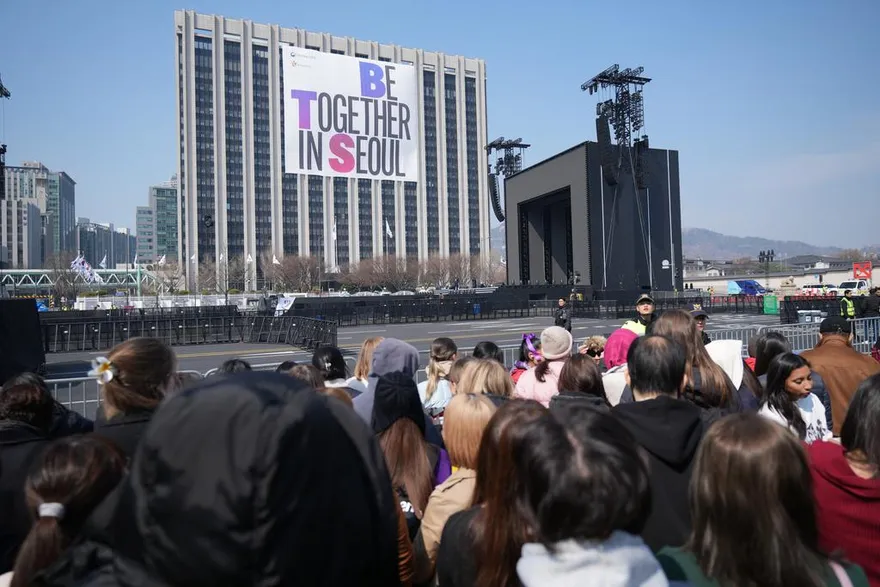 防彈少年團回歸演唱會太瘋狂！開演前8hr已湧現2.4萬人