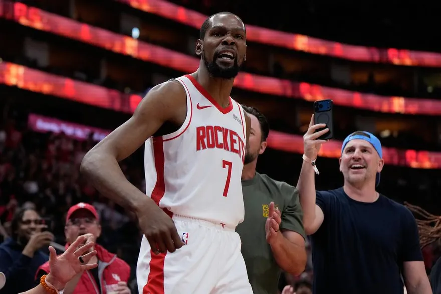 NBA/杜蘭特生涯總得分超車喬丹！火箭壓哨補籃氣走熱火