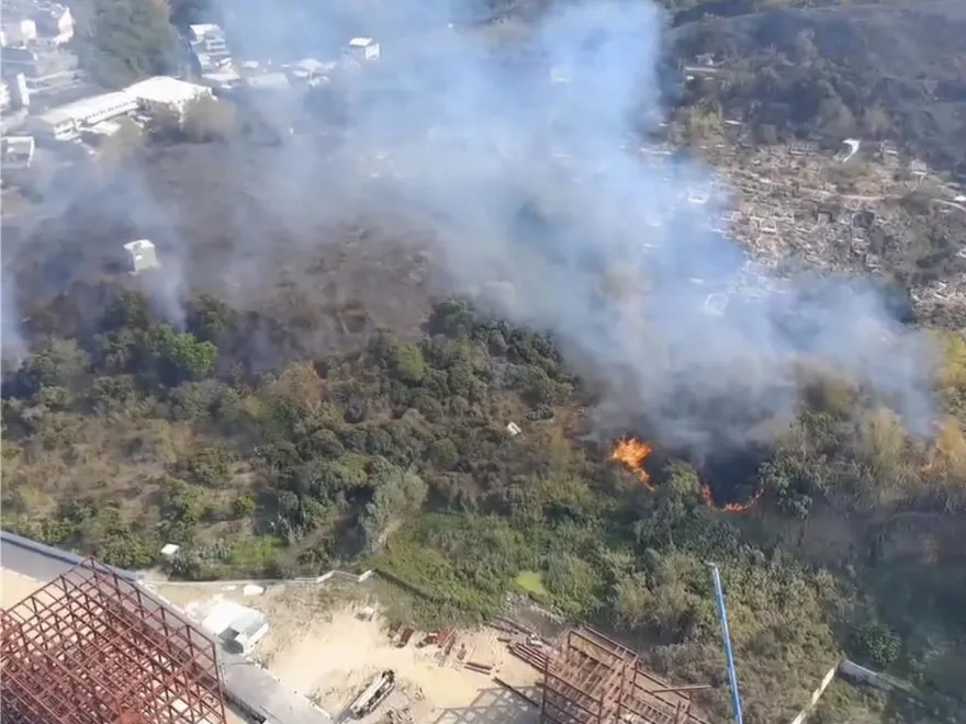 彰化公墓火警！八卦山連燒4天　民眾怒轟：肺都壞了